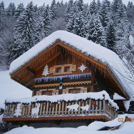 Chalet Fleur Des Neiges Saint-Jean-dʼAulps Zewnętrze zdjęcie