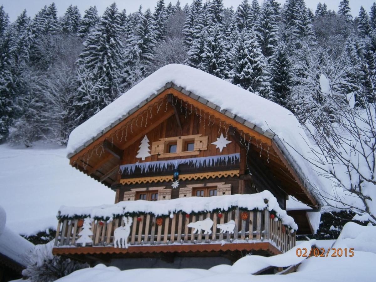 Chalet Fleur Des Neiges Saint-Jean-dʼAulps Zewnętrze zdjęcie